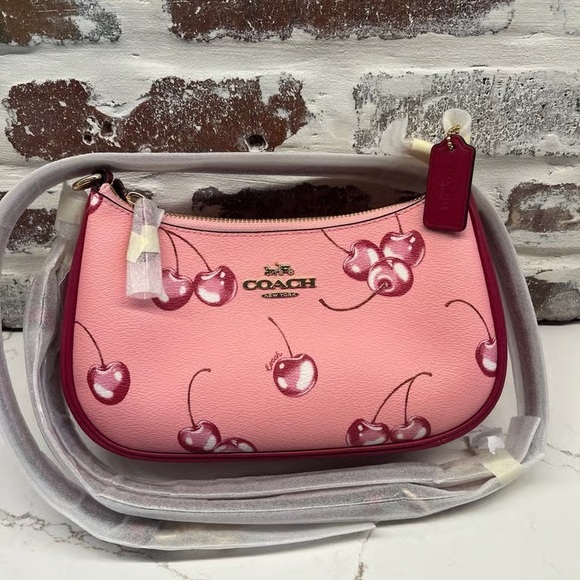 Coach Handbags - COACH Teri Shoulder Bag With Cherry Print CR290